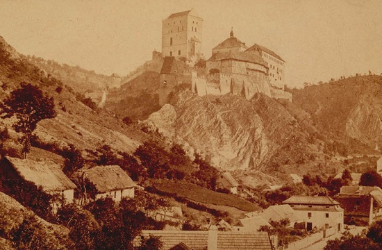 Karlštejn Castel around 1870