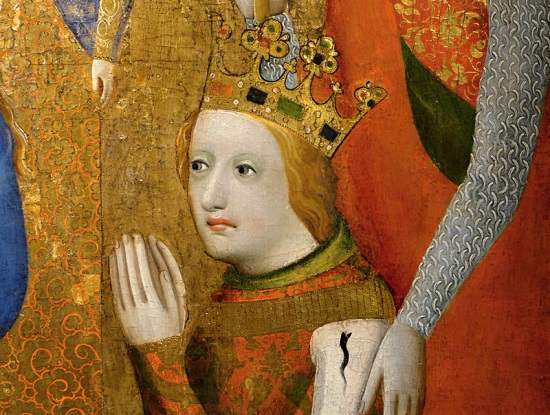 King Wencelas IV from the Votive Painting of Archbishop Jan Očko of Vlašim