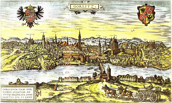 Gorlitz - seat of John - on picture from the 16th century