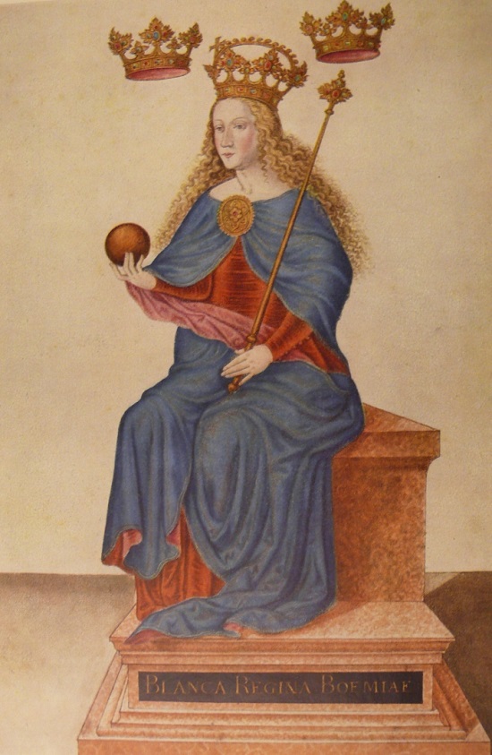 Blanche of Valois on the painting Nicholas Wurmser