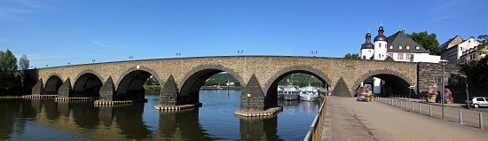 Bridge in Koblenz, built by Baldwin of Luxembourg (author: Holger Weinandt)